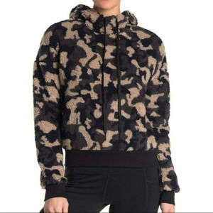Z BY‎ ZELLE CAMO SHERPA JACKET FULL ZIPPER SIZE XSMALL